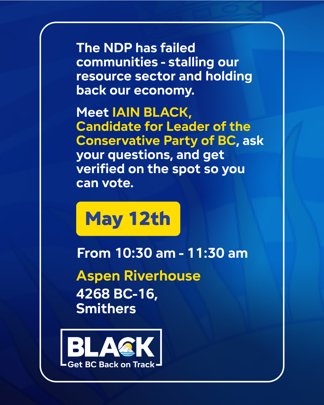 A Conversation with Iain Black